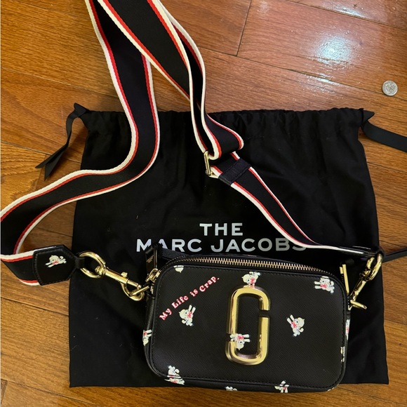 Marc Jacobs X Magda Archer 'My Life Is Crap' Snapshot Crossbody Bag - Picture 5 of 7